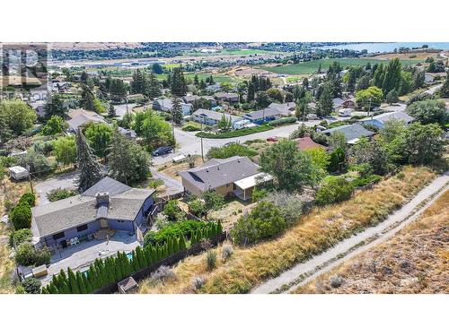 grey canal trail running behind the backyard - 6477 Southwind Road, Vernon, BC - Outdoor With View