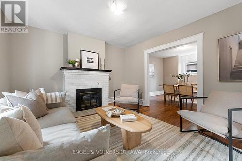 293-295 Holmwood Avenue, Ottawa, ON - Indoor Photo Showing Living Room With Fireplace