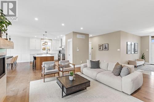 500 Shoreway Drive, Ottawa, ON - Indoor Photo Showing Living Room With Fireplace