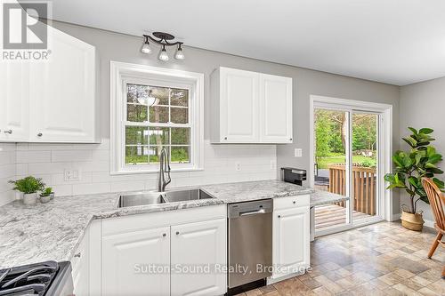 25 Pine Tree Drive, South Bruce Peninsula, ON - Indoor Photo Showing Kitchen With Double Sink