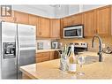 654 Cook Road Unit# 638, Kelowna, BC  - Indoor Photo Showing Kitchen With Stainless Steel Kitchen With Double Sink 