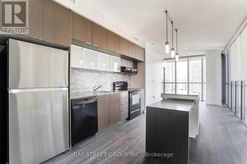 2307 - 110 Charles Street E, Toronto, ON - Indoor Photo Showing Kitchen With Upgraded Kitchen