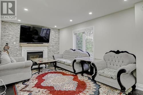 998 Ridge Valley Drive, Oshawa, ON - Indoor Photo Showing Living Room With Fireplace