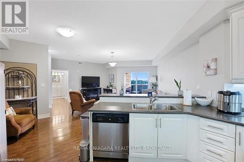 523 - 8111 Forest Glen Drive, Niagara Falls (208 - Mt. Carmel), ON - Indoor Photo Showing Kitchen With Double Sink