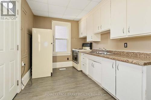 29/31 London Street, Tillsonburg, ON - Indoor Photo Showing Kitchen With Double Sink