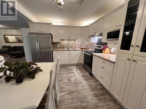 1125 Brundy Avenue, Timmins (Sch - Gold Centre), ON - Indoor Photo Showing Kitchen With Double Sink With Upgraded Kitchen