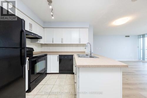 808 - 5508 Yonge Street, Toronto, ON - Indoor Photo Showing Kitchen With Double Sink