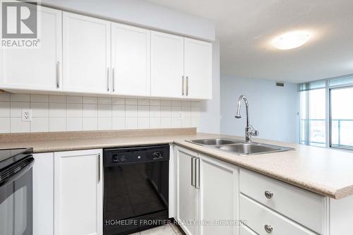 808 - 5508 Yonge Street, Toronto, ON - Indoor Photo Showing Kitchen With Double Sink