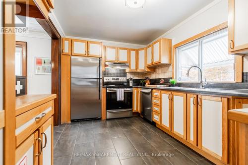 60 Lake Avenue Drive, Hamilton, ON - Indoor Photo Showing Kitchen With Stainless Steel Kitchen