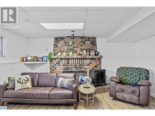 54 Kelso Crescent, Kamloops, BC - Indoor Photo Showing Living Room With Fireplace