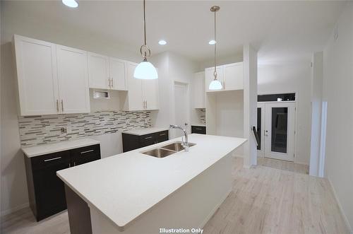 232 North Haven Way, Winnipeg, MB - Indoor Photo Showing Kitchen With Double Sink With Upgraded Kitchen