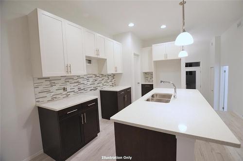 232 North Haven Way, Winnipeg, MB - Indoor Photo Showing Kitchen With Double Sink