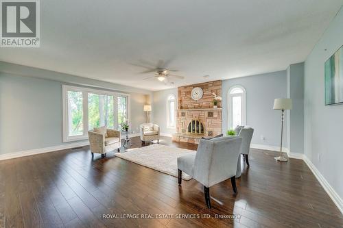 335 Queen Street S, Mississauga, ON - Indoor With Fireplace