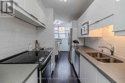 607 - 1950 Main Street W, Hamilton, ON - Indoor Photo Showing Kitchen With Double Sink