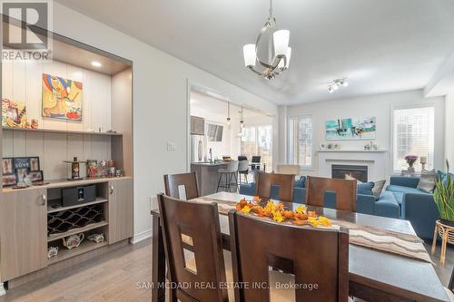 3094 Blackfriar Common, Oakville, ON - Indoor Photo Showing Dining Room With Fireplace