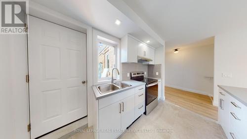 2Nd Flr - 3317 Bloor Street W, Toronto, ON - Indoor Photo Showing Kitchen With Double Sink