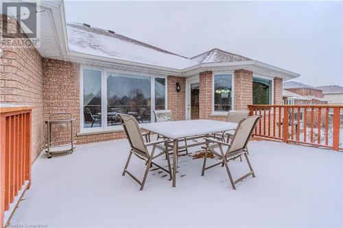 Raised deck - beautiful views - 64 Cottonwood Crescent, Cambridge, ON - Outdoor With Exterior