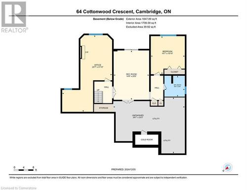 Basement level - 64 Cottonwood Crescent, Cambridge, ON - Other