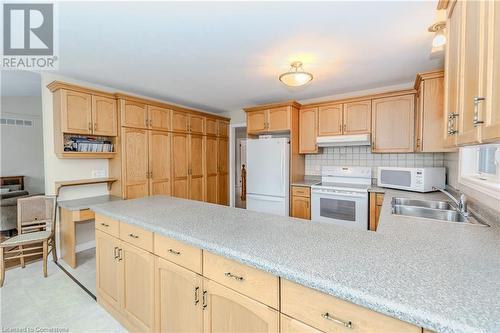 64 Cottonwood Crescent, Cambridge, ON - Indoor Photo Showing Kitchen With Double Sink