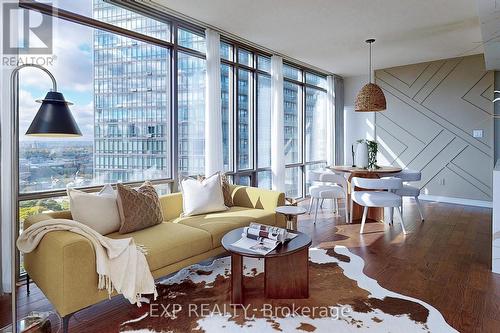 3203 - 38 Grenville Street, Toronto, ON - Indoor Photo Showing Living Room