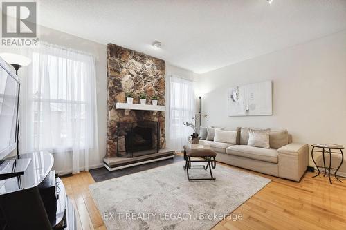 1586 Heathside Crescent, Pickering, ON - Indoor Photo Showing Living Room With Fireplace