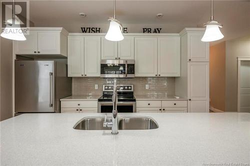 35 Carriage Lane, Sussex, NB - Indoor Photo Showing Kitchen With Double Sink With Upgraded Kitchen