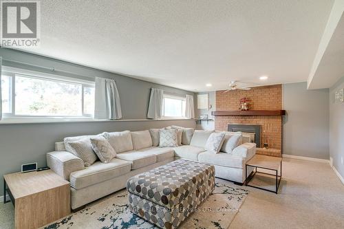 47 Westfield Drive, St. Catharines, ON - Indoor Photo Showing Living Room With Fireplace