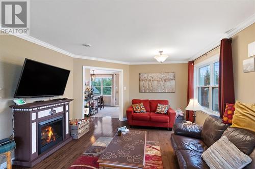 18 Mayfair Avenue, Paradise, NL - Indoor Photo Showing Living Room With Fireplace