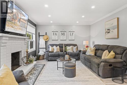 72 Willowbrook Drive, Whitby (Pringle Creek), ON - Indoor Photo Showing Living Room With Fireplace