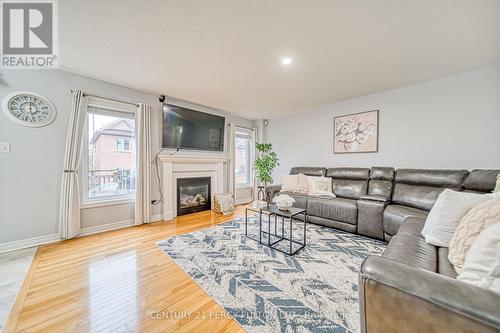 11 Gillett Drive, Ajax, ON - Indoor Photo Showing Living Room With Fireplace