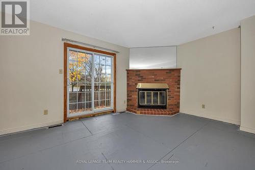 406 Verdon, Ottawa, ON - Indoor Photo Showing Living Room With Fireplace