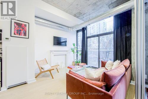 213 - 60 Bathurst Street, Toronto, ON - Indoor With Fireplace