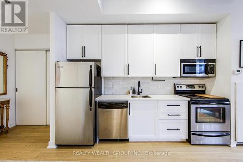 213 - 60 Bathurst Street, Toronto, ON - Indoor Photo Showing Kitchen With Upgraded Kitchen