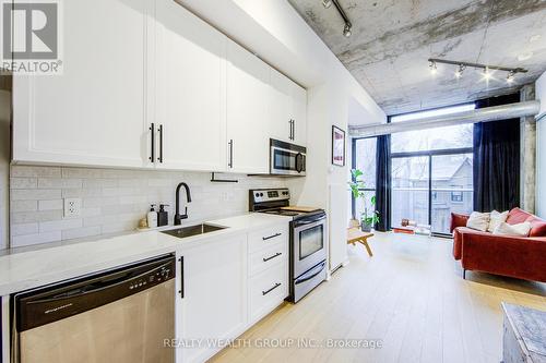 213 - 60 Bathurst Street, Toronto, ON - Indoor Photo Showing Kitchen With Upgraded Kitchen