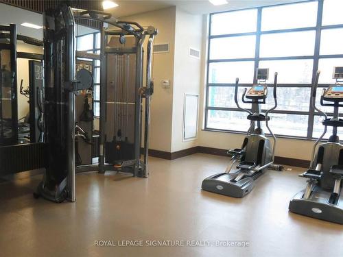 603-35 Brian Peck Cres, Toronto, ON - Indoor Photo Showing Gym Room