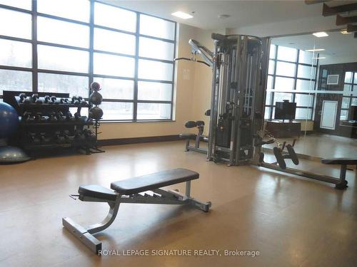 603-35 Brian Peck Cres, Toronto, ON - Indoor Photo Showing Gym Room