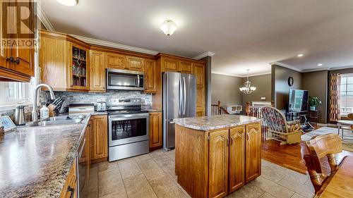 41 Solomon Close, Bay Bulls, NL - Indoor Photo Showing Kitchen With Double Sink