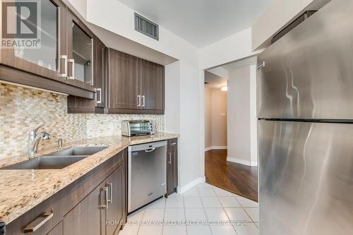 1206 - 30 Greenfield Avenue, Toronto, ON - Indoor Photo Showing Kitchen With Double Sink