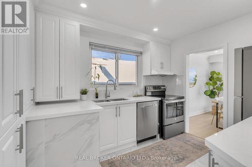 1554 Warden Avenue, Toronto, ON - Indoor Photo Showing Kitchen With Double Sink