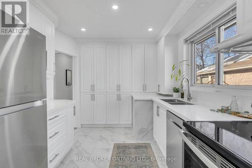 1554 Warden Avenue, Toronto, ON - Indoor Photo Showing Kitchen With Double Sink