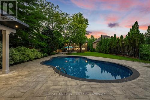 1275 Montrose Abbey Drive, Oakville, ON - Outdoor With In Ground Pool With Backyard