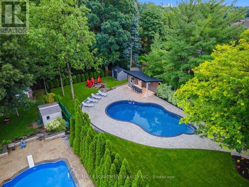 1275 Montrose Abbey Drive, Oakville, ON - Outdoor With In Ground Pool With Backyard