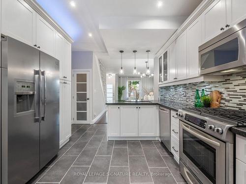 76 Wiley Ave, Toronto, ON - Indoor Photo Showing Kitchen With Stainless Steel Kitchen With Upgraded Kitchen