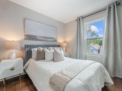 76 Wiley Ave, Toronto, ON - Indoor Photo Showing Bedroom