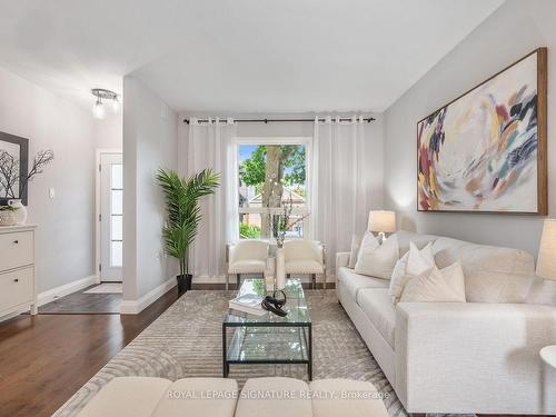 76 Wiley Ave, Toronto, ON - Indoor Photo Showing Living Room