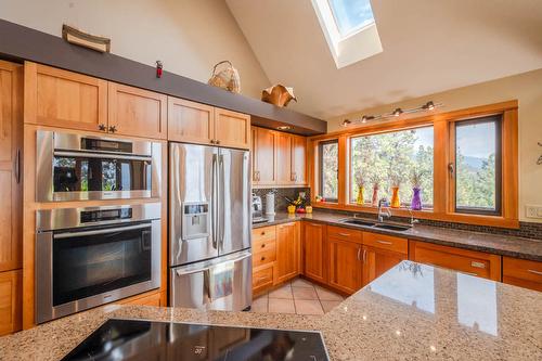 4920 North Naramata Road, Naramata, BC - Indoor Photo Showing Kitchen With Double Sink