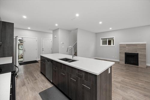 3737 Inverness Road, West Kelowna, BC - Indoor Photo Showing Kitchen With Double Sink