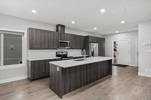 3737 Inverness Road, West Kelowna, BC - Indoor Photo Showing Kitchen With Stainless Steel Kitchen With Upgraded Kitchen