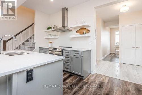 15 Nipigon Street, Belleville, ON - Indoor Photo Showing Kitchen With Double Sink