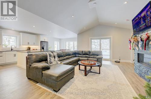 348 Augusta Street, West Grey (Ayton), ON - Indoor Photo Showing Living Room With Fireplace